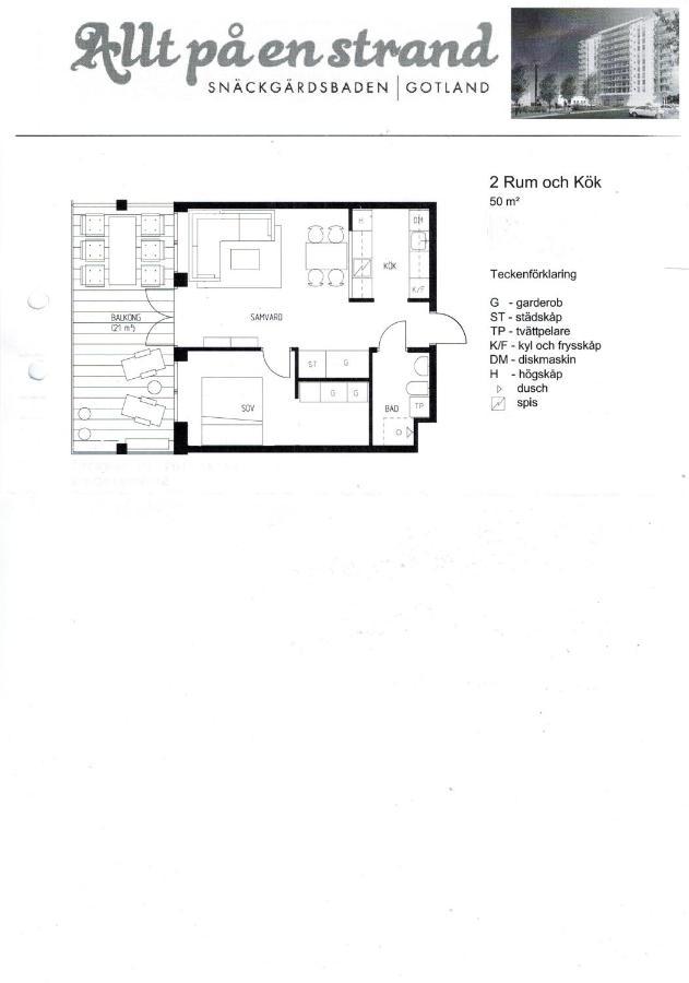 Snaeck Apartment Floor 11 Sea View Вісбю Екстер'єр фото